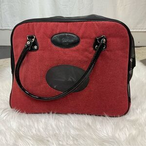 New!!! GMS PET SUPPLIES red / burgundy corduroy dog/ cat bag carrier